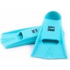 Born To Swim Plavecké plutvy - Silicone Short Training Fins HAPPY SR 39-41 tyrkysová