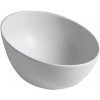 SAPHO - DOME OBLIQUO keramické umývadlo na dosku vysoké, Ø 44,5cm, biela WH031