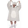 COZY NOXXIEZ CH361 Králik hrejivá televízna mikinová deka s kapucňou pre teenagerov a dospelých