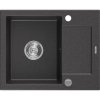 Mexen Enzo - drez granitový 57,6x46,5cm, 1-komorový, čierna-škvrny, 6506571005-76