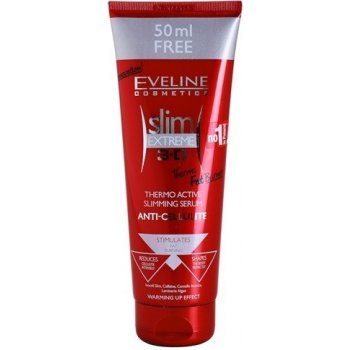 Eveline Cosmetics 3D Slim Extreme termo aktívne sérum na pás brucho a zadok 250 ml