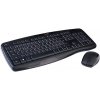 Klávesnica C-TECH WLKMC-02, bezdrôtový combo set s myšou, ERGO, čierny, USB, CZSK WLKMC-02