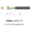 LAN kábel vonkajší CAVEL 541, Cat5e, PE, F/UTP (FTP), čierny, 300m balenie