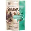 Shelma Plus Anti-Hairball bezobilné s kuracím a čučoriedkami 60 g