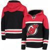 Fanatics Dětská mikina New Jersey Devils NHL Asset Lace-Up Pullover Hoodie Veľkosť: Dětské M (9 - 11 let)