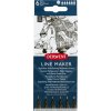 DERWENT Line Maker Black 0,05 – 0,8 mm, 6 veľkostí hrotu, čierny