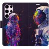 iSaprio Flip puzdro Neon Astronaut 02 pre Samsung Galaxy S23 Ultra n24na02-FLP2-S23U
