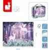 Puzzle v kufríku Jednorožce 54 dielikov, pre deti, 5 rokov+, Janod