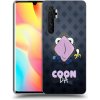 Picasee silikónový čierny obal pre Xiaomi Mi Note 10 Lite - COONDA chlupatka - tmavá