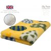 DRYBED Premium Vet Bed Veľkonočné vajíčka žlté 100 x 75 cm