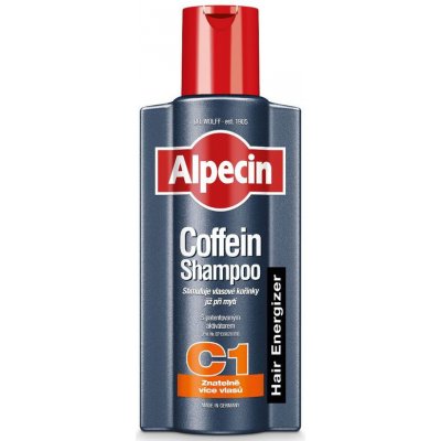 ALPECIN C1 Hair Energizer Coffein Shampoo 375ml - šampón pre rast vlasov