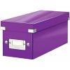 Leitz Krabice na CD Click & Store, Purpurová