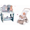 Smoby Set zdravotnícky pult pre lekára Baby Care Center so športovým kočíkom