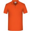 James&Nicholson Pánska polokošeľa JN874 Orange 6XL