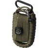 PARACORD SET NA PREŽITIE VEĽKÝ - OLIV ZELENÁ