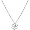 Hot Diamonds Jemný strieborný náhrdelník s diamantom kytička diamond amulets DP894