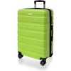 AVANCEA Škrupinový cestovný kufor DE2708 zelený M 66x44x29 cm