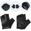 Detské cyklistické rukavice ATTABO Vito JRB gel shock proof čierne S
