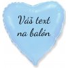 Godan Fóliový balón s textom Svetlomodré srdce 45 cm