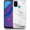 Picasee silikónový prehľadný obal pre Honor 9A - White marble