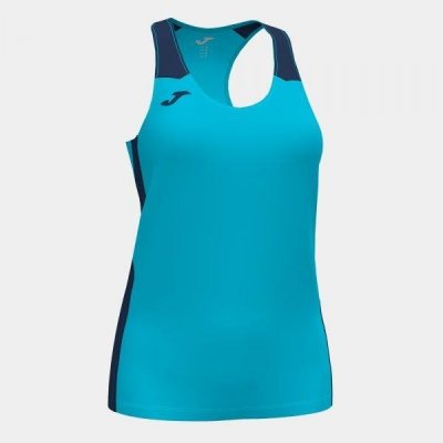 Joma Record II Tank Top Fluor Turquoise Navy