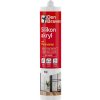 DEN BRAVEN silikon akrylový tmel 280ml biely - Silikón akrylový tmel 280 ml kartuša biela