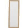 VYSOKÉ NÁSTENNÉ ZRKADLO V BRONZOVOM RÁME MDF OBDĹŽNIKOVÉ ZRKADLO 96,5 cm
