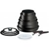 Sada hrncov INGENIO UNLIMITED L7639002, sada 13 kusov, čierna farba, hliník, Tefal