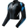 Rebelhorn Diva RS WOMEN BLACK BLUE LEATHER MOTOCYCLE JACKET Veľkosť: 36