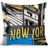 Matějovský Návlek New York, Bavlna DELUXE DIGITAL, Digital návlek 40x40cm