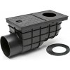 Chudej Strešný lapač Kanalizačná vpusť bočná štandard D110 mm čierna KV110BST