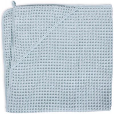 Ceba Baby Osuška s kapucňou Froté Waffle Line 100x100 Mist Blue Ceba