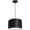 Luminex | Luster na lanku ARDEN 1xE27/60W/230V pr. 25 cm čierna/biela | LU3472