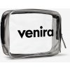 VENIRA kozmetická taška, priehľadná, čierna, veľ. S priehľadná, čierna, veľ. S
