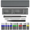 Set Of Service Screwdrivers, 30-In-1 Aluminum Bits