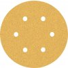 Bosch Brúsny papier EXPERT C470 so 6 otvormi pre excentrické brúsky, 150 mm, zrnitosť 60, 50 ks 2608900918