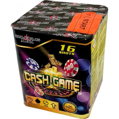 Kompaktný ohňostroj Cash game 16 rán 20 mm