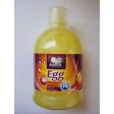 Kallos Hair Care šampón pre suché vlasy Egg Shampoo 1000 ml