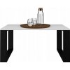 Konferenčný stolík TopEshop obdĺžnikový 90 x 58 x 50 cm biely