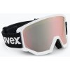 Lyžiarske okuliare UVEX Athletic CV Race white matt/mirror rose green clear