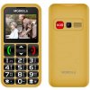 Tlačítkový telefon pro seniory Mobiola MB700 zlatá MB700GLD (MB700GLD)