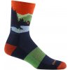 Darn Tough ponožky MICRO CREW Midweight merino - pánské - hnědá/modrá Velikost: M