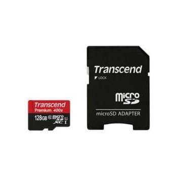 Transcend microSDXC 128GB UHS-I U1 + adapter TS128GUSDU1