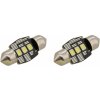 Compass Žiarovka 3 LED SMD 12 V suf.11X32 SV8.5 NEW-CAN-BUS biela 2 ks 8591686338263