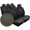 Autopotahy Škoda Citigo, VW UP!, Seat Mii dělené, od r. 2011, DYNAMIC žakar tmavý