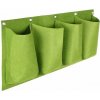 Merco Horizontal Grow Bag 4 textilné kvetináče na stenu zelený