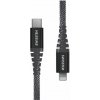 Swissten 71544010 dátový Lightning, 60W / 3A / 1x USB-C(M) / 1x Lightning(M), 1m, šedý
