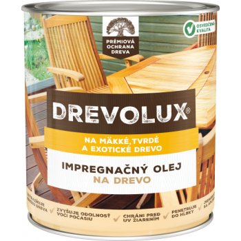 Drevolux Impregnačný olej na drevo 0,6 l bezfarebný