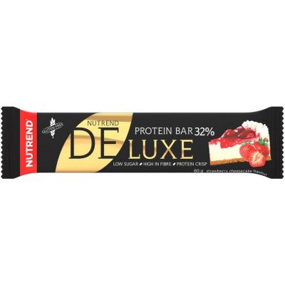 Nutrend Deluxe Protein Bar jahodový cheesecake 60 g