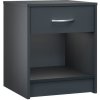 InternetovaZahrada - Nočný stolík Hamburg - antracit